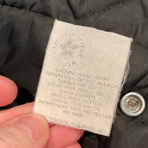 Carhartt tan brown snap hood for winter coat - Picture 6 of 8